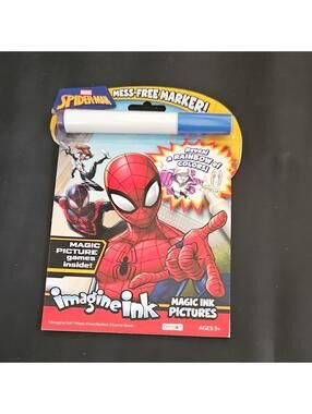 Bendon Marvel Spider-Man Imagine Ink Magic Ink Pictures Mess-Free Marker